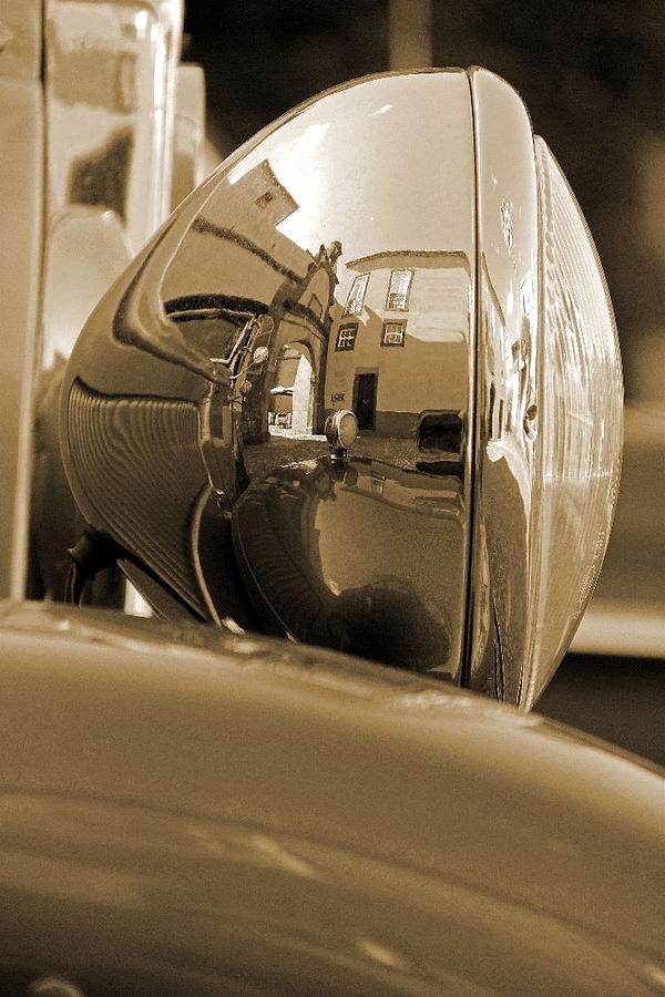 Vintage Photograph - Vintage Headlight by Ruth Parsons