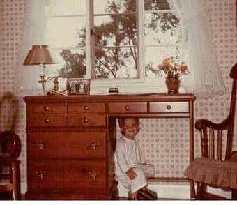 Vintage Hiding Photograph