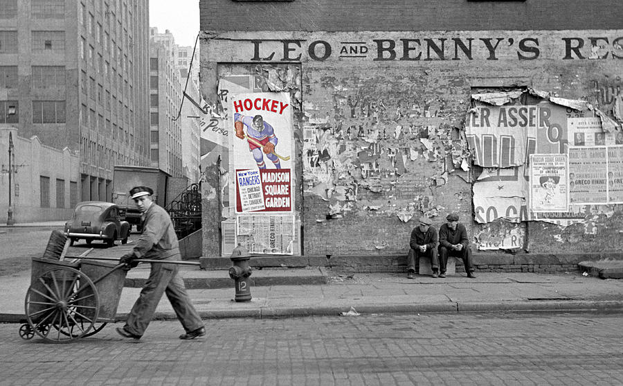 Vintage Hockey Poster Photograph