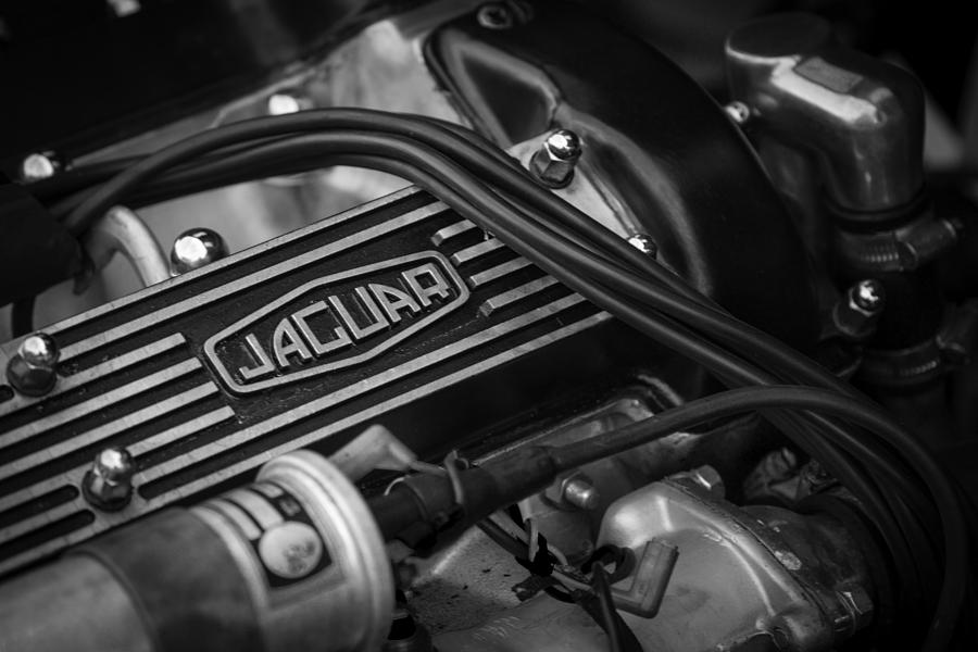 Vintage Jaguar Engine Photograph by Clare Bambers