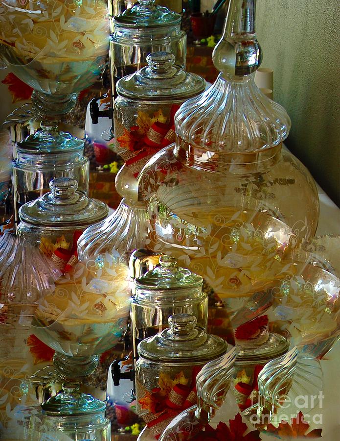 Vintage Jars Photograph by Johnnie Stanfield