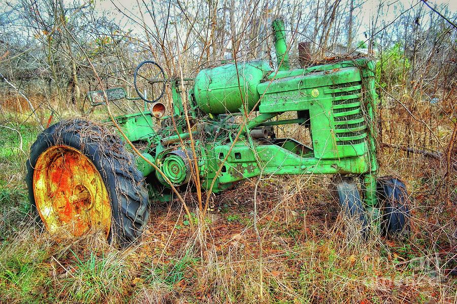 Vintage John Deere Tractor Photograph by John Myers