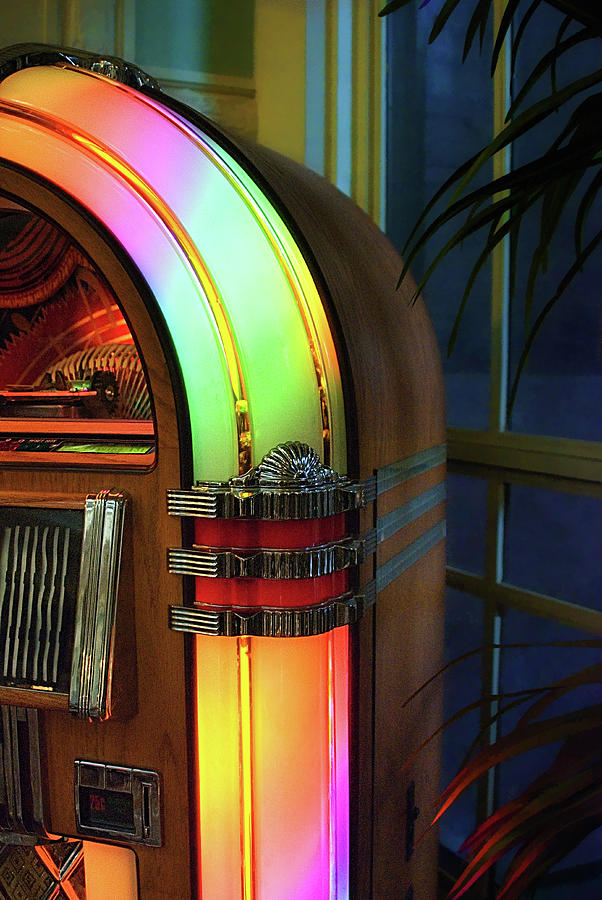 Vintage Jukebox at Kansas City Union Station Photograph by Mitch Spence