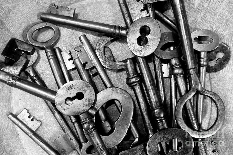Vintage Keys Photograph by John  Mitchell