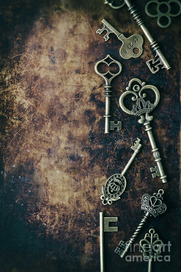 Vintage Keys Photograph by Lee Avison