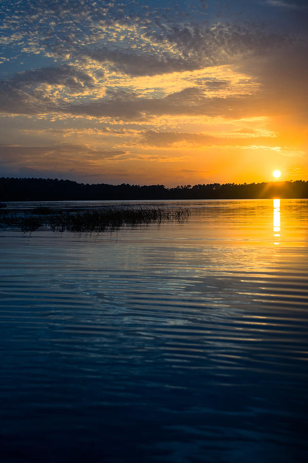 Vintage Lake Sunset Photograph by Parker Cunningham