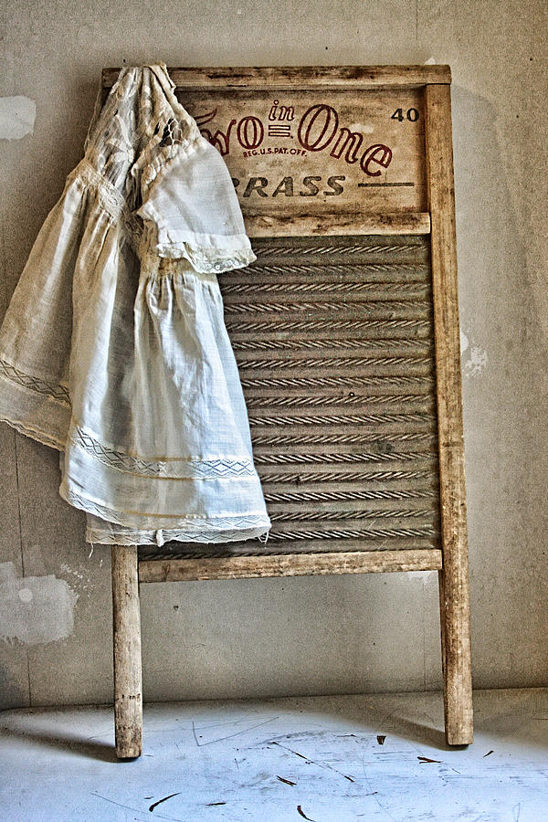 Vintage Laundry Photograph - Vintage Laundry II by Marcie  Adams