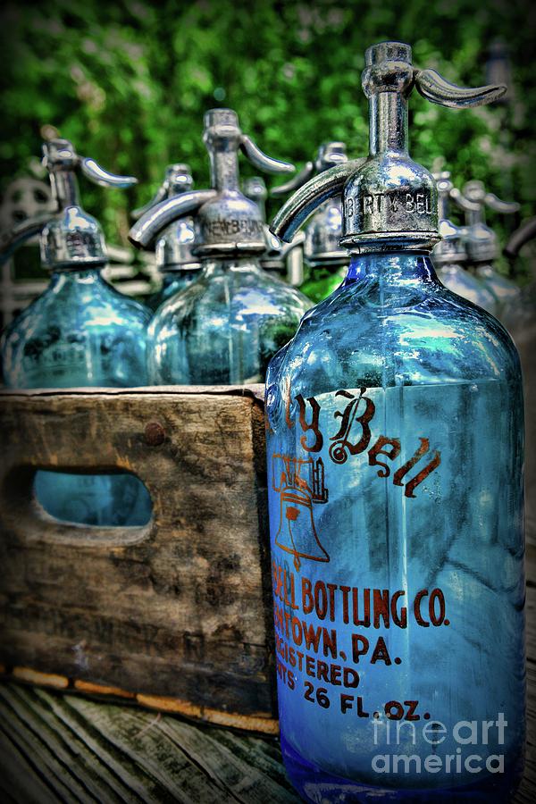 Vintage Liberty Bell Seltzer Bottle Photograph by Paul Ward - Pixels