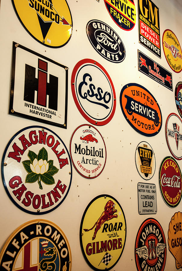 Vintage Logo Signs Photograph by Ginger Stein