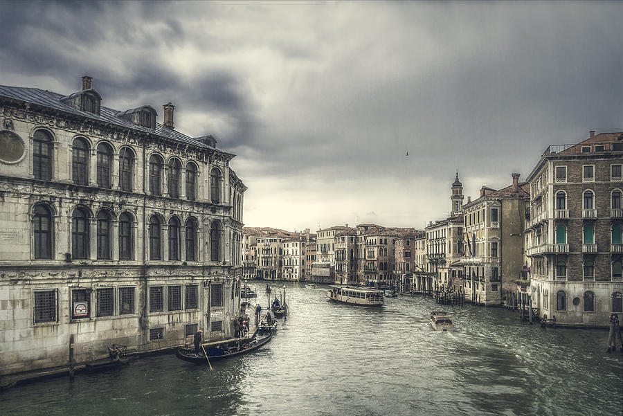Vintage look of Venice Photograph by Roberto Pagani