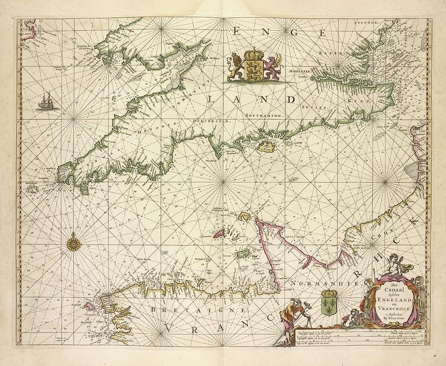 english channel map