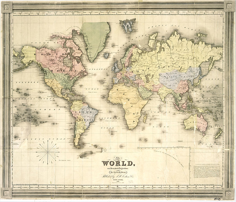 Map Of Europe Date Circa 1840 Drawing By Mary Evans P - vrogue.co