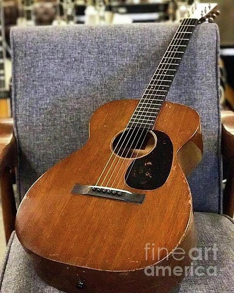 Vintage Martin Guitar Photograph