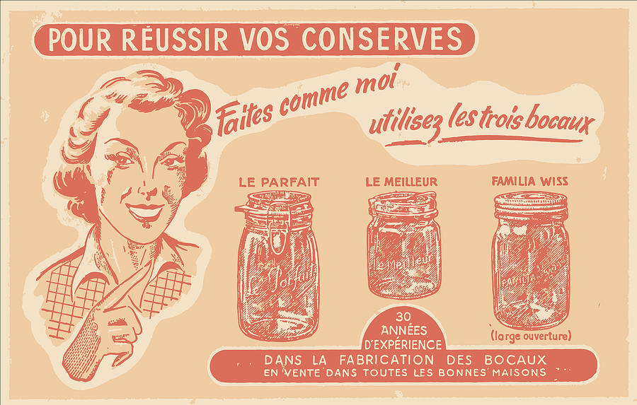 Vintage Mason Jar Advertisement Digital Art by Village Antiques