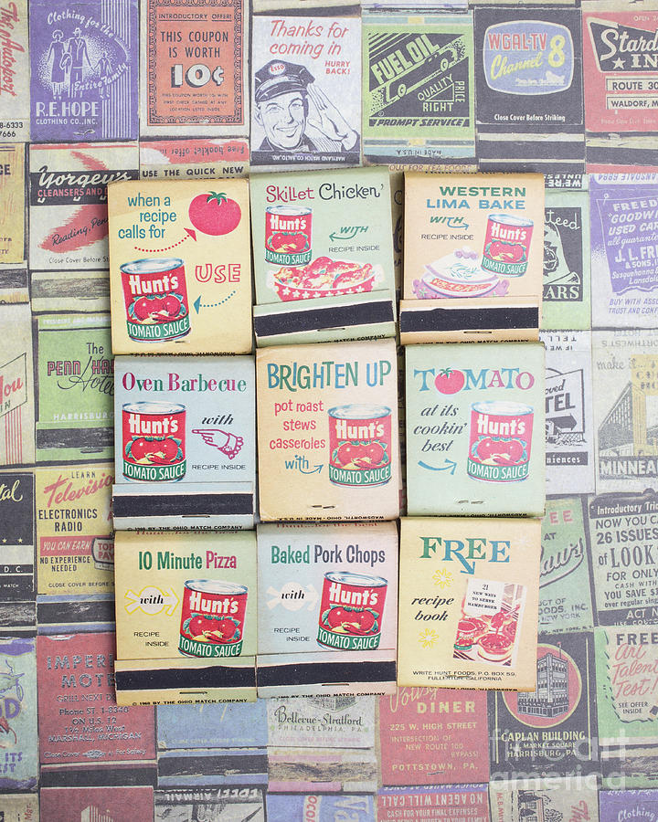 Vintage Matchbooks Photograph by Edward Fielding