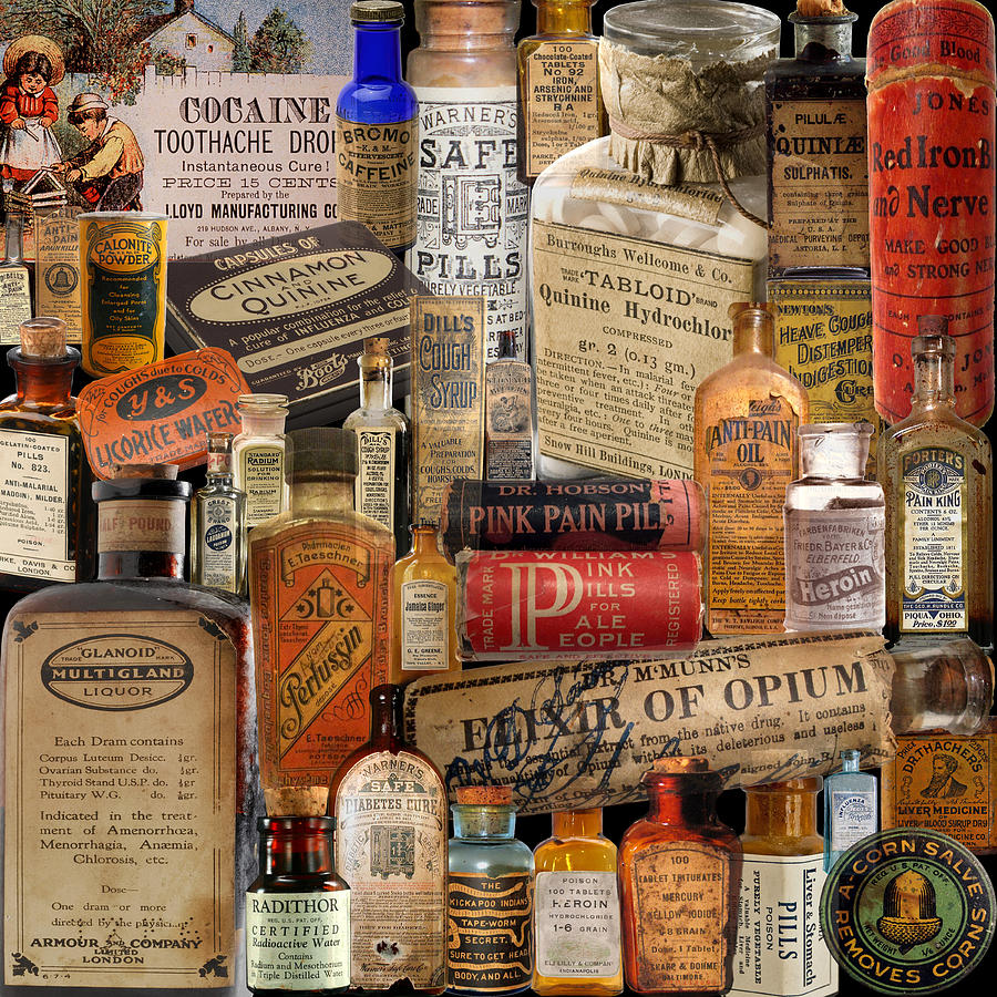 Vintage Medicine Photograph by Andrew Fare