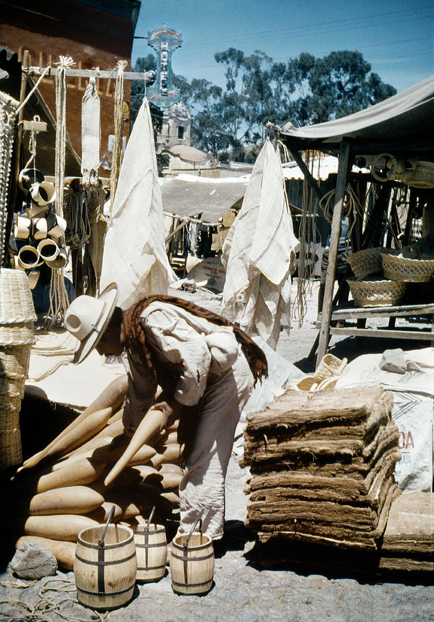 Vintage Mexican Textiles Photograph by Marilyn Hunt