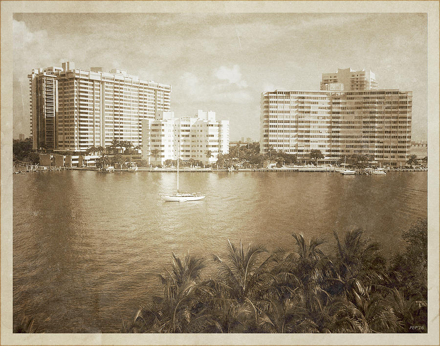 Vintage Miami Beach Photograph by Phil Perkins