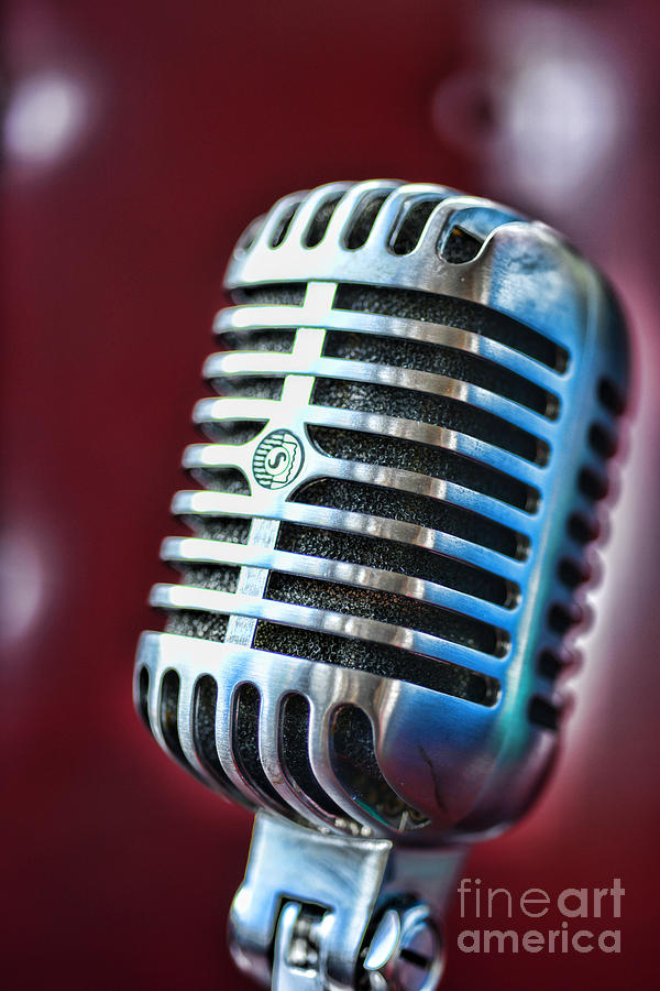 Music Photograph - Vintage Microphone 1 by Paul Ward