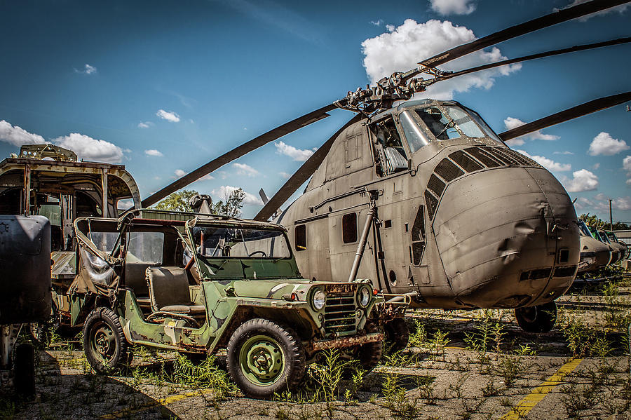 Transportation Photograph - Vintage Military  by Mike Burgquist