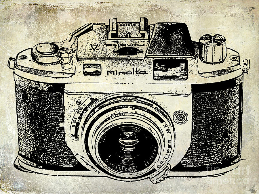 Vintage Minolta Camera Photograph by Jon Neidert