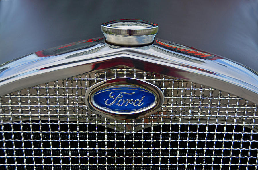 Vintage Model A Ford Radiator Shell Photograph by Ben Prepelka