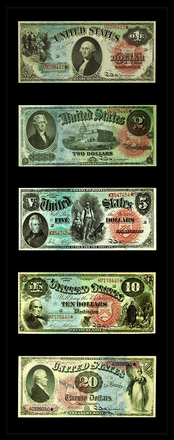 Vintage Money 1 Photograph by Andrew Fare
