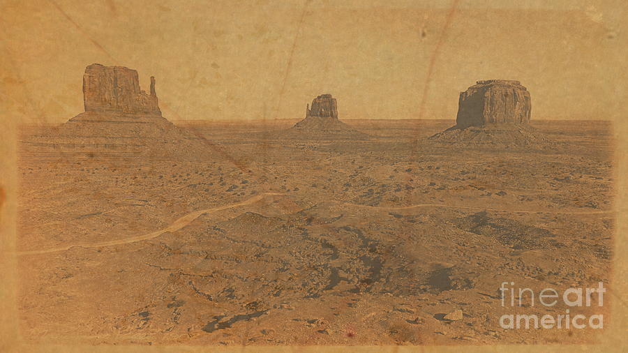 Vintage Monument Valley Photograph by Tim Richards