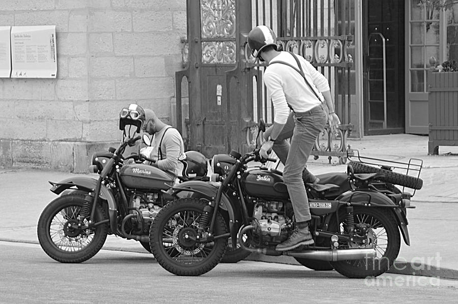 Vintage Motor Bike Photograph by Andy Thompson