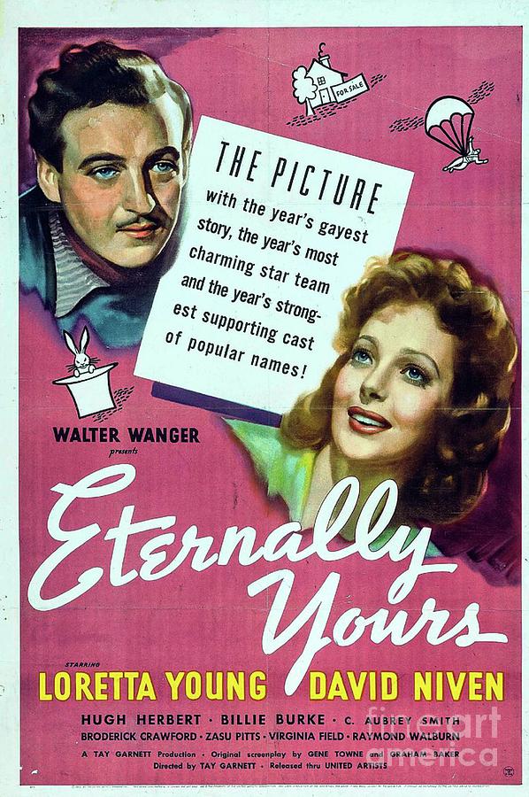 Vintage Movie Posters, Eternally Yours Painting by Esoterica Art Agency ...