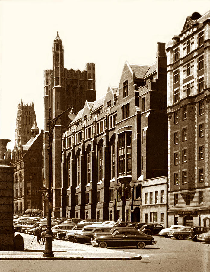 Vintage New York City Columbia University Photograph by Marilyn Hunt