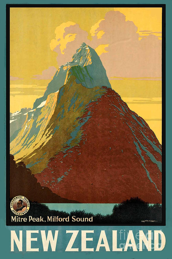 new zealand travel posters