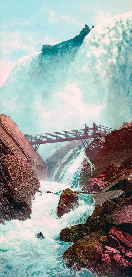 Vintage Niagara Falls Three - 1900 Photograph by War Is Hell Store