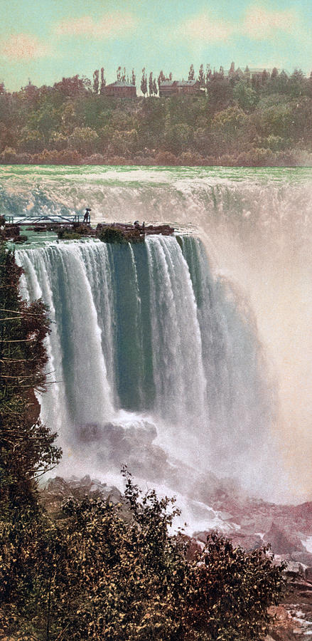 Vintage Niagara Falls - Two Photograph by War Is Hell Store