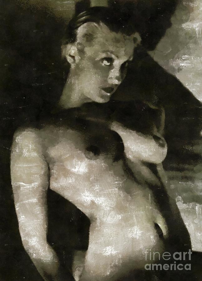 Vintage Nude Painting by Esoterica Art Agency