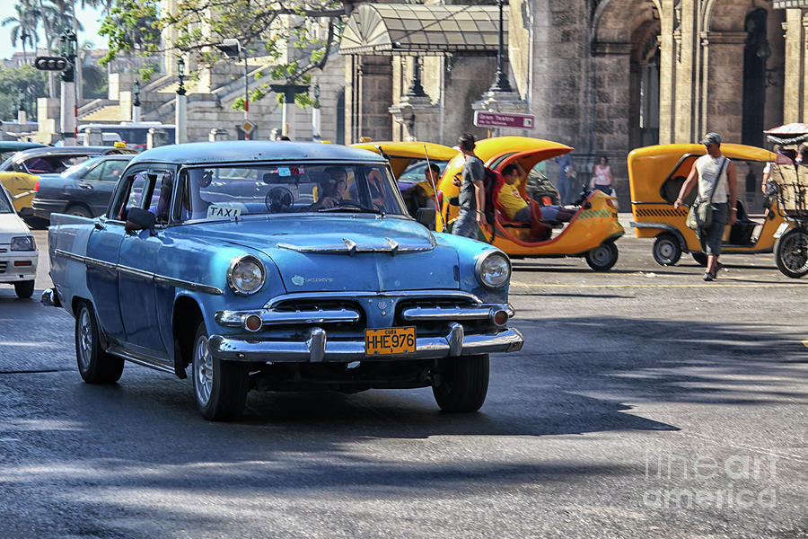 Vintage 1956 Dodge in Havana Photograph by Patricia Hofmeester