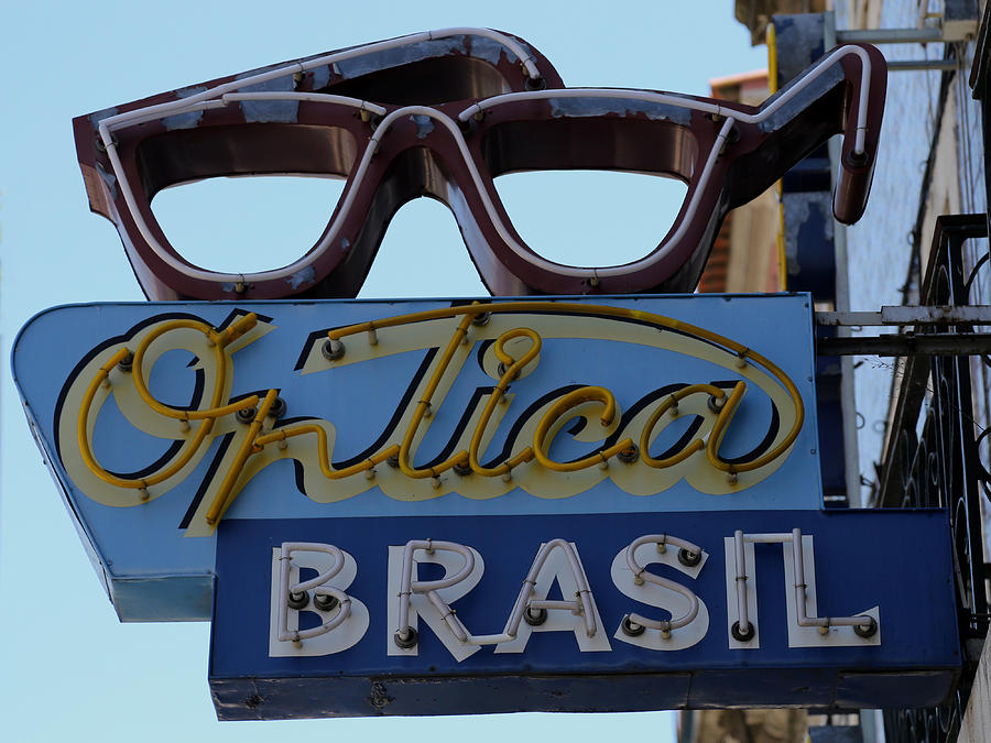 Vintage Optician Sign Photograph by Andrew Fare