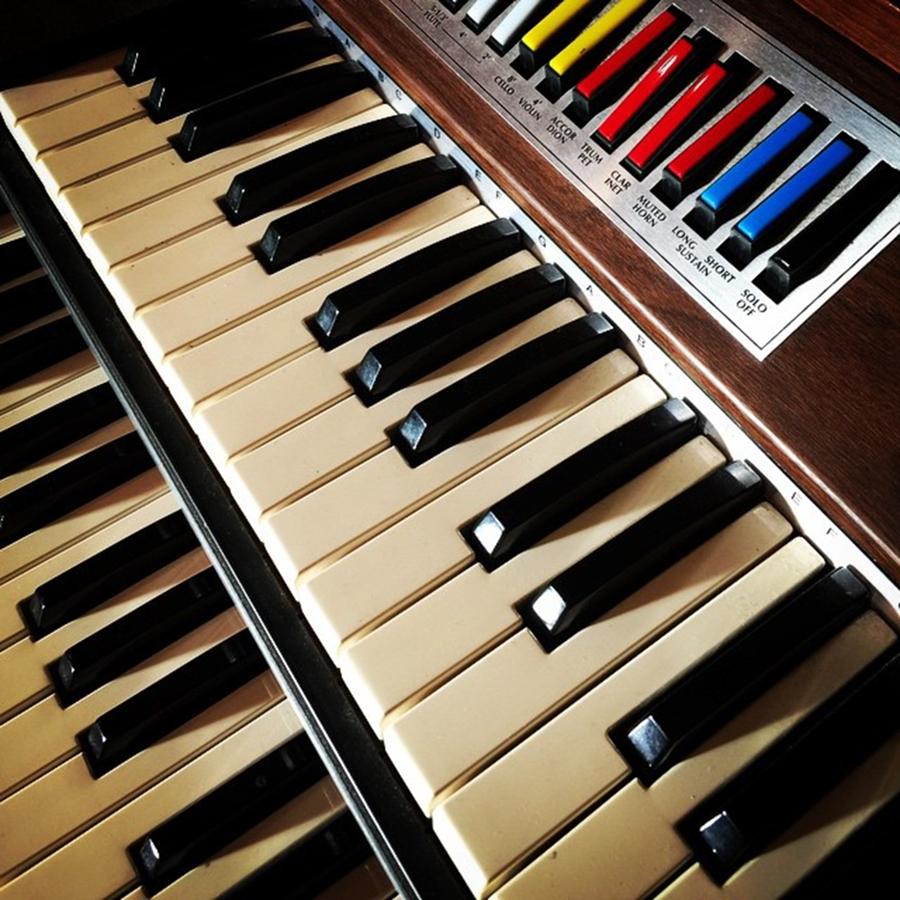 Key Photograph - Vintage Organ #juansilvaphotos by Juan Silva