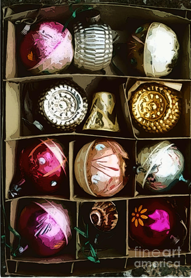 Vintage Ornaments Photograph by Susan Vineyard