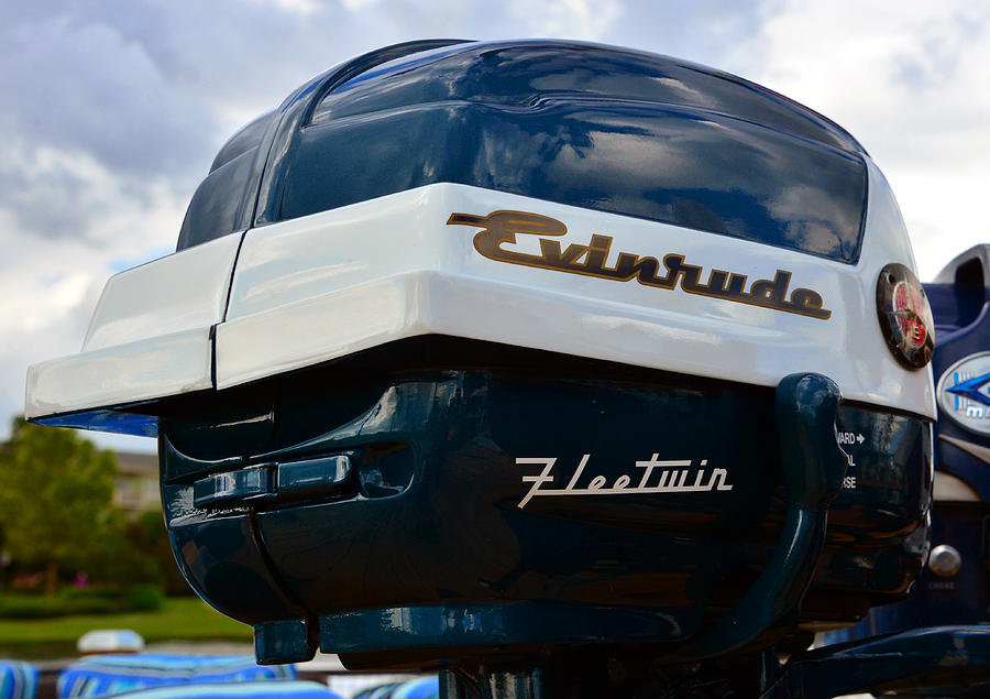 Vintage Evenrude outboard  Photograph by David Lee Thompson
