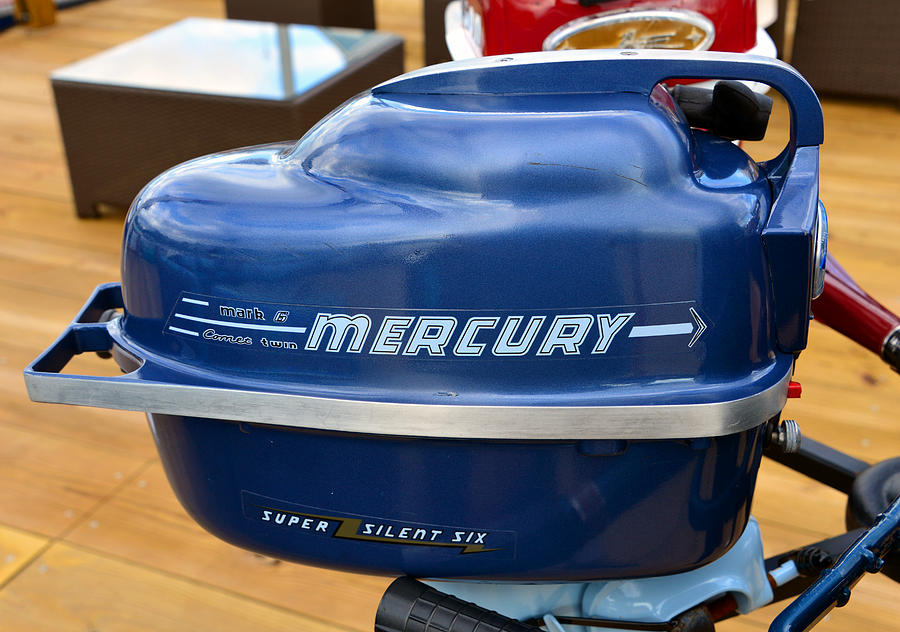 Vintage Mercury Mark Six outboard Photograph by David Lee Thompson