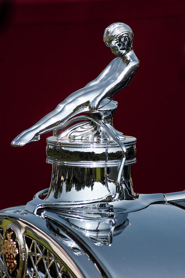 Vintage Packard Car Hood Ornament Photograph by Bruce Beck - Fine