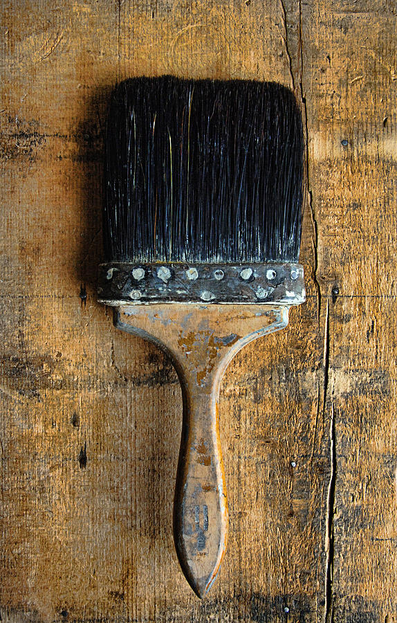 Vintage Photograph - Vintage Paint Brush by Jill Battaglia
