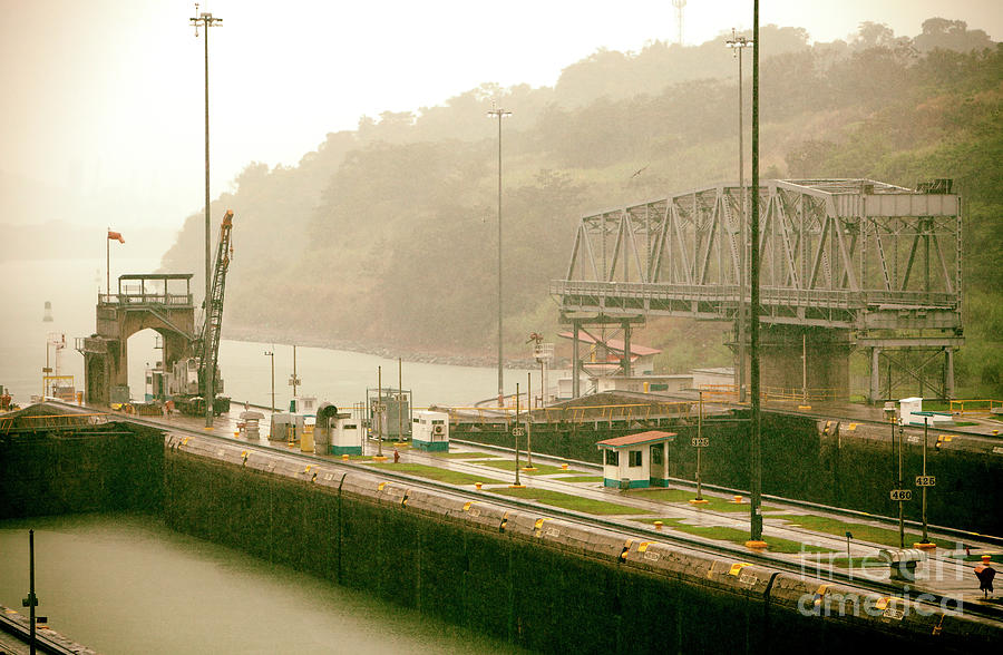 Vintage Panama Canal Photograph by John Rizzuto