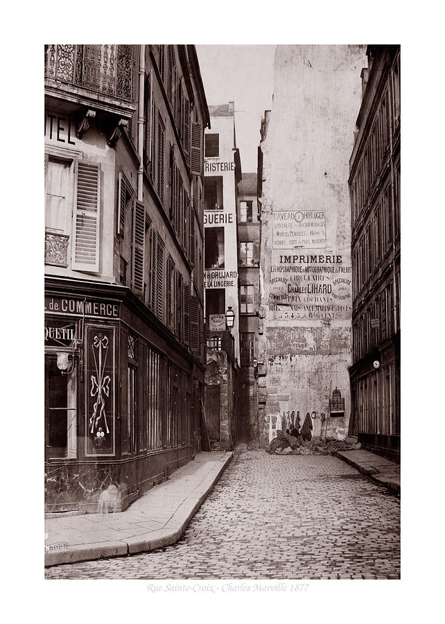 Paris Photograph - Vintage Paris 26b by Andrew Fare