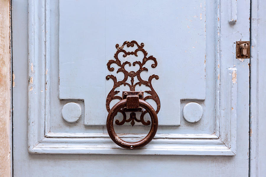 Vintage Paris Door Knocker Photograph by Melanie Alexandra Price