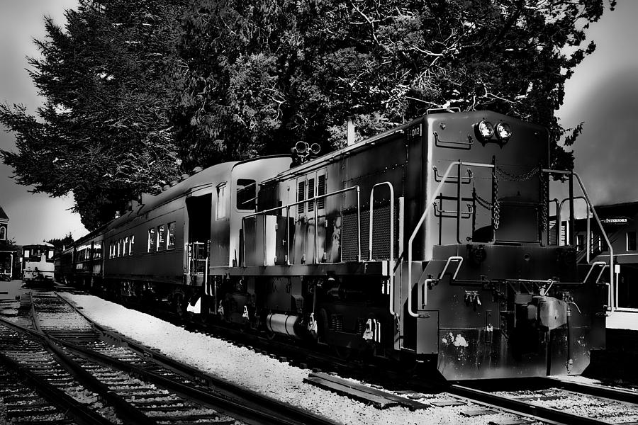 Vintage Passenger Train Photograph by David Patterson