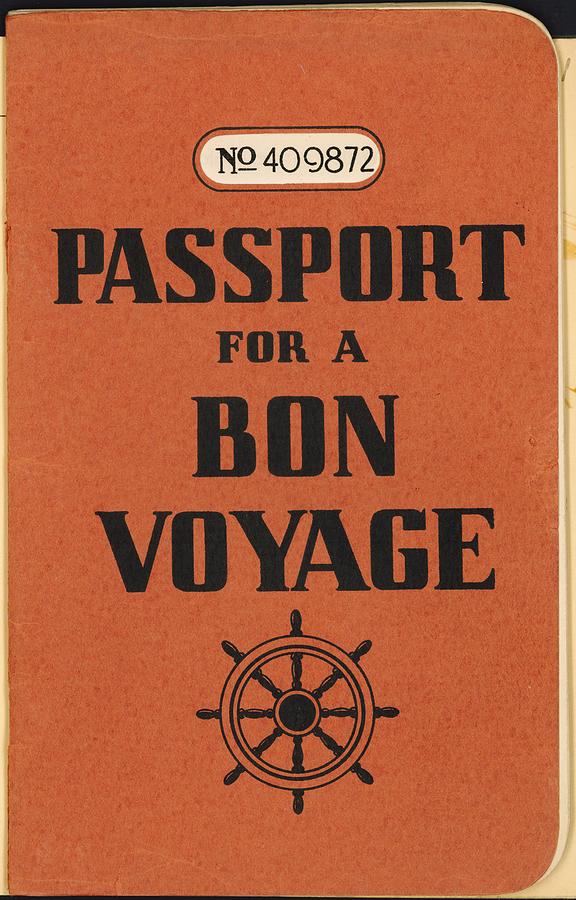 Transportation Photograph - Vintage Passport by Gillham Studios