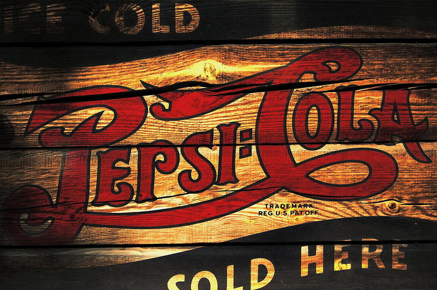 Vintage Pepsi-Cola Sign 1a Mixed Media by Brian Reaves