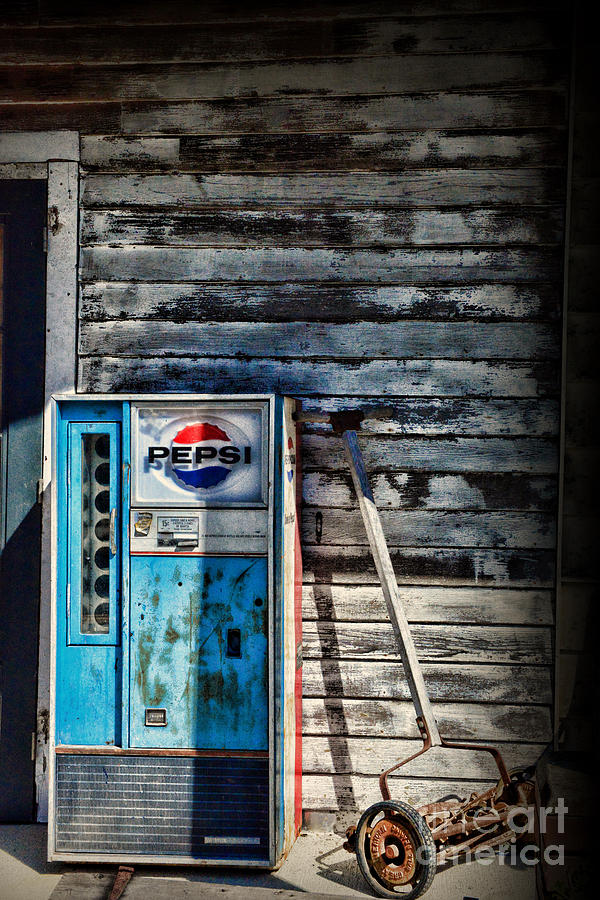 Vintage Pepsi Machine Photograph by Paul Ward
